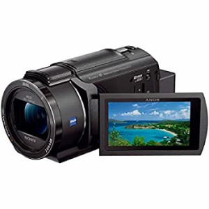 ソニー SONY ビデオカメラ FDR-AX45 4K 64GB 光学20倍 ブラック Handycam FDR-AX45 BC(中古品)