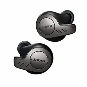 【中古】 Jabra 完全ワイヤレスイヤホン Elite 65t チタニウムブラック Amazon Alexa BT5.0 ノイズキャンセリングマイク付 防塵防水IP55 