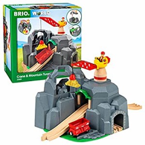【中古】BRIO (ブリオ) WORLD クレーン&マウンテントンネル [ 木製レール おもちゃ ] 33889