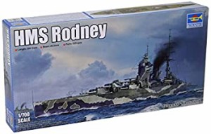 トランペッター 1/700 イギリス海軍 戦艦 HMS ロドニー プラモデル 06718(中古品)