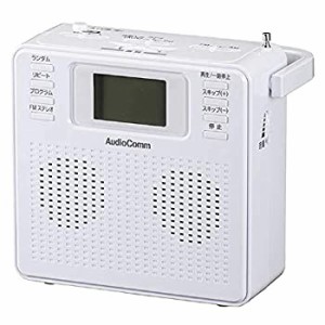 (中古品)オーム CDラジオ（ホワイト）AudioComm OHM RCR-500Z-W