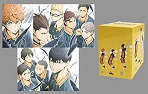 【中古】DVD ハイキュー!! 烏野高校 VS 白鳥沢学園高校 初回生産 限定版 全5巻 セット (アニメイト 限定 全巻 収納BOX付き)