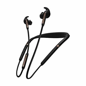 【中古】 Jabra ワイヤレスイヤホン Elite 65e コッパーブラック アクティブノイズキャンセリング ネックバンド IP54 防塵防滴 2台同時接