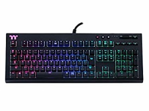 【中古】Thermaltake TT PREMIUM X1 RGB CherryMX Speed -日本語キーボード- ゲーミングキーボード KB429 KB-TPX-SSBRJP-01