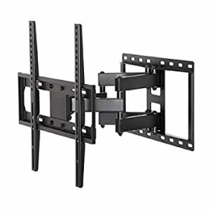 【中古】 朝日木材加工 テレビ 壁掛け金具 WALL FIT MOUNT 26~55型 ブラック フルモーション FLM-002-BK