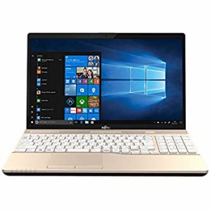 【中古】 富士通 15.6型ノートパソコン FMV LIFEBOOK AH45/C2 シャンパンゴールド［Core i3/メモリ 4GB/HDD 1TB/ ］2018年夏モデル FMVA