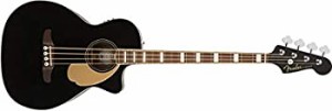 Fender エレアコベース Kingman Bass Walnut Fingerboard Black(中古品)