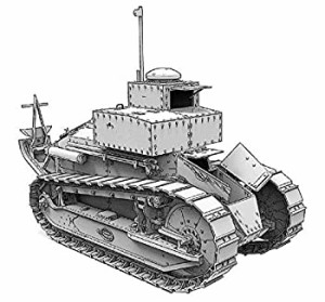 【中古】モンモデル 1/35 フランス軽戦車 ルノーFT T.S.F 通信戦車 MES002 日本限定版 (メーカー初回受注限定生産) ブラウン