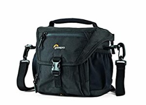 【中古】 Lowepro カメラショルダーバッグ ノバ140AW II 2.9L コンパクト アクセサリーポケット充実 レインカバー付属 ブラック LP37207-