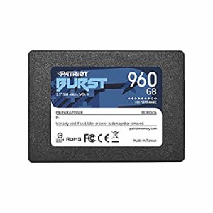 Patriotバースト2.5" 960 GB SATA III内蔵ソリッドステートドライブ（SSD）(中古品)