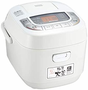 【中古】 アイリスオーヤマ 炊飯器 マイコン式 3合 米屋の旨み ホワイト ERC-MB30-W