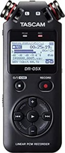 TASCAM タスカム - USB オーディオインターフェース搭載 ステレオ リニアPCMレコーダー DR-05X(中古品)