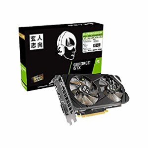 【中古】 玄人志向 NVIDIA GeForce GTX 1660Ti グラフィックボード 6GB デュアルファンモデル GF-GTX1660Ti-E6GB/DF