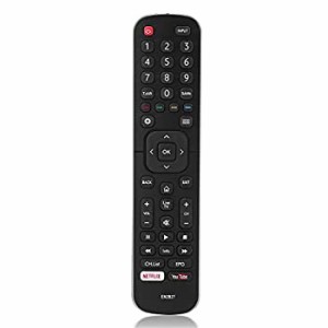 【中古】 ハイセンス テレビリモコン 交換用 リモートコントロール 耐用性 10m伝送距離 ABS製 省エネ