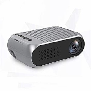 【中古】 HOQTUM ホームプロジェクター HD 1080P コンピューター有線 電話ワイヤレス 画面共有 内蔵スピーカー ポータブル ホームシアタ