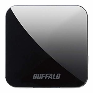 【中古】 BUFFALO バッファロー 無線LAN親機 11ac/n/a/g/b 433/150Mbps トラベルルーター ブラック WMR-433W2-BK【iPhone13メーカー動作