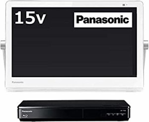 【中古】 パナソニック 15V型 ポータブル 液晶テレビ インターネット動画対応 プライベート ビエラ 防水タイプ 500GB HDD録画 ブルーレイ