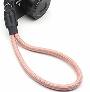 【中古】 INPON ハンドストラップ 金属リング リングカバー付き 一眼レフ ミラーレス コンパクトカメラ用 ピンク 線径9mm
