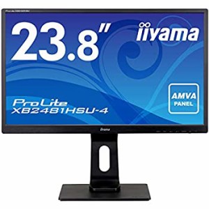 【中古】マウスコンピューター iiyama モニター ディスプレイ XB2481HSU-B4 (23.8インチ/フルHD/AMVA/HDMI,D-sub,DisplayPort/昇降/ピボ