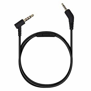 【中古】 kwmobile 対応: Bose Quietcomfort 3 イヤホンケーブル - 交換 ケーブル 150cm マイクロフォン 音量調節 - 3.5mm ジャック