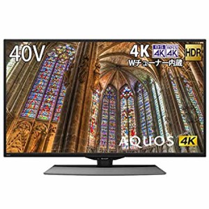 【中古】 シャープ 40V型 4K チューナー内蔵 液晶 テレビ AQUOS Android TV HDR対応 4T-C40BJ1