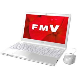 【中古】 富士通 15.6型ノートパソコン FMV LIFEBOOK AH41 D2 アーバンホワイト AMD A4-9125 メモリ 4GB SSD 256GB FMVA41D2W