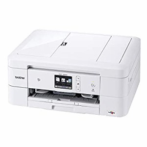 【中古】 brother ブラザー A4インクジェット複合機 DCP-J982N-W 白モデル ADF 有線 無線LAN 手差しトレイ 両面印刷 レーベル印刷