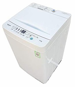 【中古】ハイセンス 4．5kg全自動洗濯機 エディオンオリジナル ホワイト HW-E4503