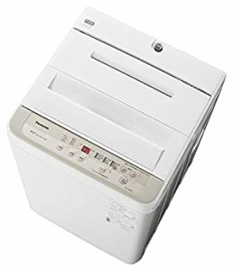 【中古】パナソニック 全自動洗濯機 洗濯 5kg つけおきコース搭載 シャンパン NA-F50B13-N