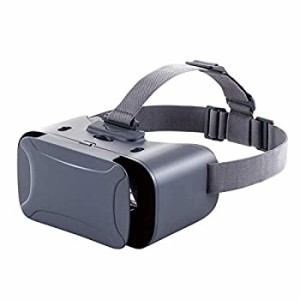 【中古】エレコム VRゴーグル VRヘッドセット 【DMMで使えるポイント付】 ピント調節 目幅調節 グレー VRG-X02PGE