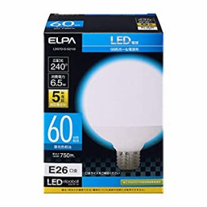 【中古】 朝日電器 エルパ (ELPA) LED電球 ボール球形 G95 (口金E26 60W形 白色) 電球 (LDG7D-G-G2103)