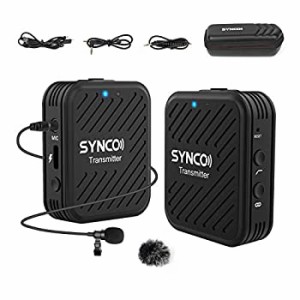 【中古】 SYNCO-G1 (A1) -2.4GHzワイヤレスオーディオ伝送システム-カメラ外付けマイク スマホマイク ローカット機能 70m伝送距離 内蔵