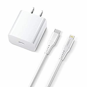 【中古】 THREEKEY iPhone13 12用 急速充電器 20W Type-c ライトニングケーブル付き PD充電器 UCB-Cポート MFI認証 iPhone iPad iPod Air