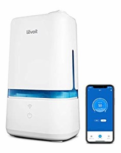 【中古】 Levoit 加湿器 アレクサ Alexa・Google Assistant対応 アロマ 卓上 次亜塩素酸水対応 大容量 花粉対策 4L 超音波式 スマートホ