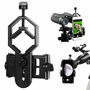 【中古】 顕微鏡 天体望遠鏡 双眼鏡 スマホアダプター 携帯電話 撮影用 写真を撮る 接眼レンズ スマートフォンホルダー