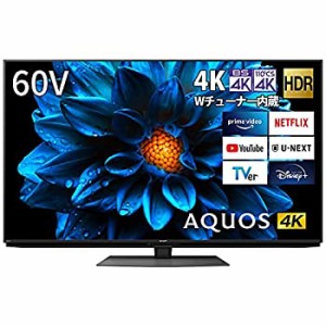 【中古】シャープ 60V型 4K 液晶 テレビ AQUOS 4T-C60DN1 N-Blackパネル 倍速液晶 Android TV (2021年モデル)