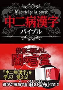 【未使用】【中古】 中二病漢字バイブル 赤チェックシート付