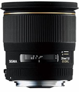 【未使用】【中古】SIGMA 単焦点広角レンズ 28mm F1.8 EX DG ASPHERICAL MACRO ニコン用 フルサイズ対応