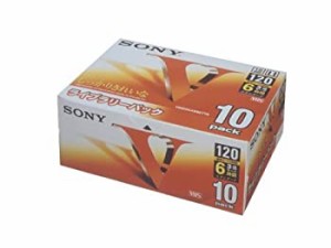 【未使用】【輸入・国内仕様】SONY 録画用VHSビデオカセットテープ 120分 10巻 スタンダード 10T120VL