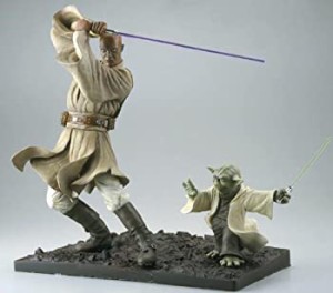 【未使用】【中古】 コトブキヤ スター・ウォーズ 1/7 ヨーダ&メイス・ウィンドゥ 完成品