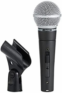 【未使用】【中古】SHURE シュア SM58S ダイナミックマイク : スイッチ付き/ボーカル/配信/収録/ライブ ブラック【国内正規品/メーカー保