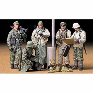 【未使用】【中古】 タミヤ 1/35 ミリタリーミニチュアシリーズ ドイツ歩兵 野戦会議