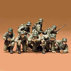 【未使用】【中古】 タミヤ 1/35 ミリタリーミニチュアシリーズ ドイツ歩兵進撃セット