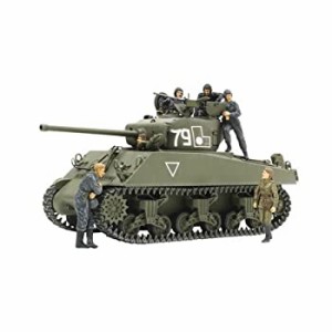 【未使用】【中古】 タミヤ スケール限定シリーズ 1/35 ソビエト M4A2 (76) W シャーマン戦車 (人形6体付き) 25105