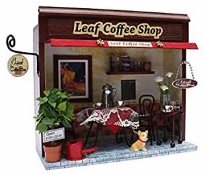 ビリー 手作りドールハウスキット 街角のお店キット リーフコーヒーショッ （未使用品）