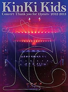 【未使用】【中古】KinKi Kids Concert -Thank you for 15years- 2012-2013(初回限定仕様) [DVD]