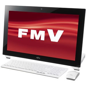 【未使用】【中古】 富士通 ESPRIMO WH77 M FMVW77MW スノーホワイト