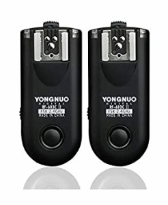 【中古】YONGNUO製 RF603CII-C3 第二世代 ワイヤレス・ラジオスレーブ 無線レリーズ キャノン用セット Canon 1D、50D、20D、30D、40D、50