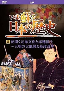 【未使用】【中古】 いま蘇る 日本の歴史 8 江戸 花開く元禄文化 赤穂浪士 天明の大飢饉 幕政改革 KVD-3208 [DVD]