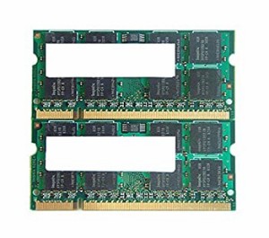 【未使用】【中古】 DDR2-667 PC2-5300 200Pin S.O.DIMM ノートPC用増設メモリ 2GB 2枚組